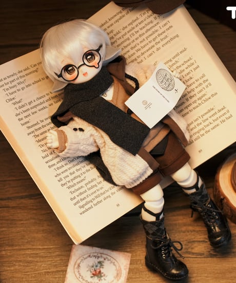 【新作予約・受注生産】TinyFox　図書館司書｛メル｝1/6スケールMJDドール フルセット※HS-04ヘッド羊耳付き※限定特典付※送料無料※2026年7月以後発送予定※