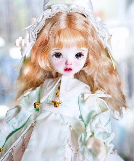 【即納】　『マンゴー猫』製 1/6サイズドール用洋服豪華8点アウトフィット 夢嶋の歌 ＊ブルー＊ピンク＊グリーン＊三色　TinyFox・yosd・アゾン 等対応