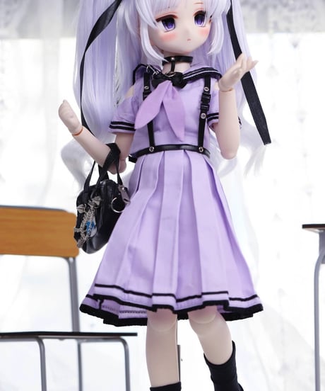 【正規代理】【受注生産】MINASKA04 乙骨十字 BJD ドール服 洋服 30cm 1/6ボデイ 40cm 1/4ボデイ対応 紫色・黒色 お届け目安：60日
