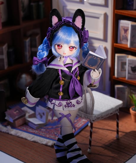【新作予約・受注生産】TinyFox「禁忌書庫」ヴァイオレット【Violet】1/6スケールMJDドール フルセット ※C-21ヘッド※限定特典付※送料無料※2026年8月以後発送予定※