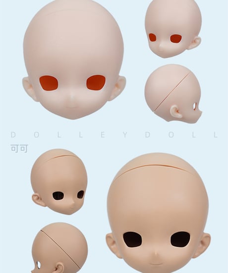 【カスタマイズ】DolleyDoll 1/6スケールドール ヘッド 01/02 ※注文後2カ月後発送予定※