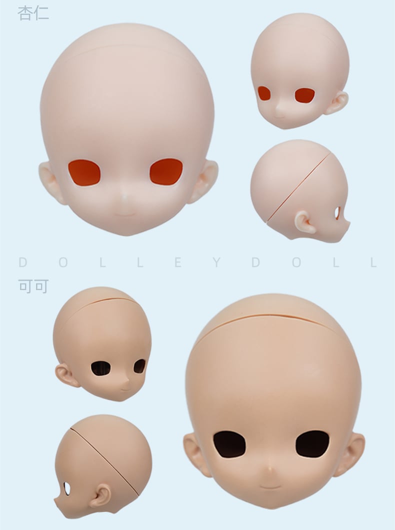 カスタマイズ】DolleyDoll 1/6スケールドール ヘッド 01/02 ※注文後2