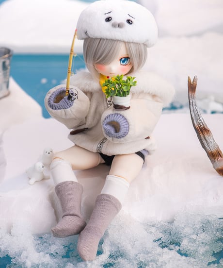 【人気商品再販】TinyFox 付き人のアザラシ ノーミ 1/6スケールMJDドールフルセット※新ボデイ採用※特典付き※送料無料※注文後一ヶ月以内発送予定※