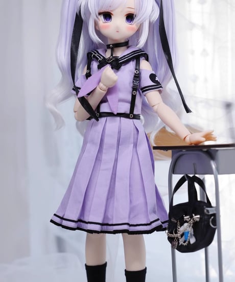 【正規代理】【受注生産】MINASKA04 乙骨十字 BJD ドール服 洋服 30cm 1/6ボデイ 40cm 1/4ボデイ対応 紫色・黒色 お届け目安：60日