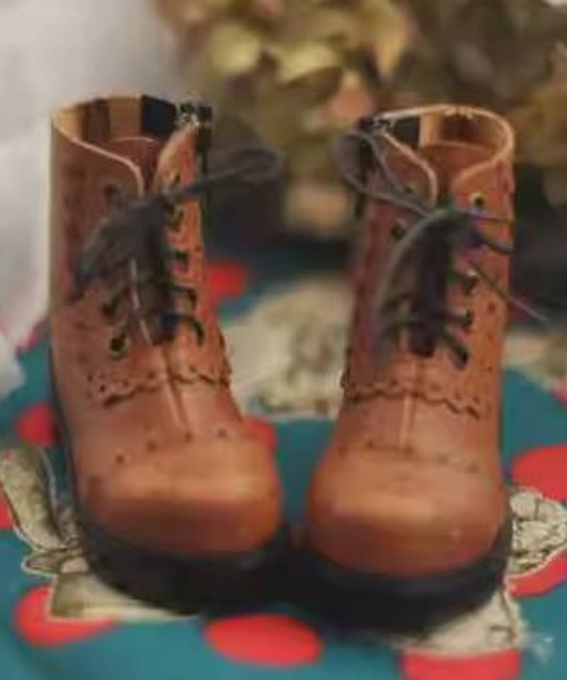 即納あり]1/6スケールドール用シューズ 革靴ブーツタイプ black・brown