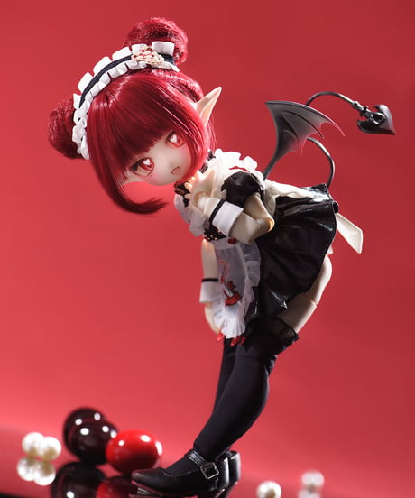 【人気商品再販】TinyFox さくらんぼ小悪魔 チェリー 1/6スケールMJDドール フルセット※アクセサリーなし※新ボディ採用※特典付き※送料無料※注文後一ヶ月以内発送予定※