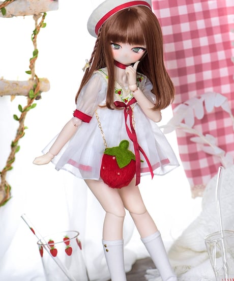 TinyFox -SweetLessシリーズ - Strawberry Moon - TinyFox1/4ドール用アウトフィットセット [お届け目安：1か月]