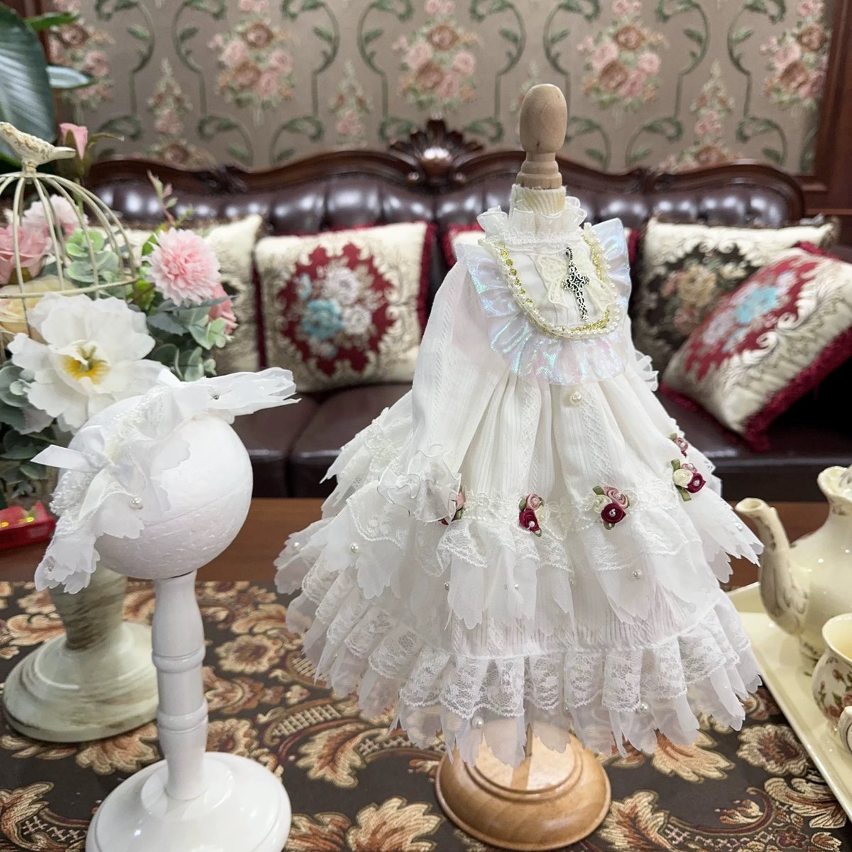 aki7129さん専用　2点　ドールチャーム　ハンドメイド　ウェディングドール aki7129さん専用 2点 ドールチャーム ハンドメイド ウェディング