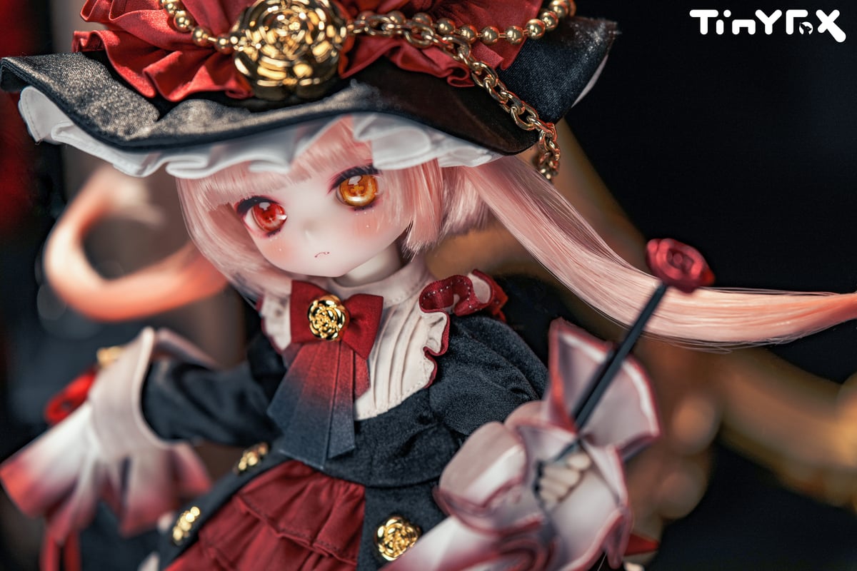 限定10体】【ハロウィンスペシャル】TinyFox「鴉羽紅薔」フローラ