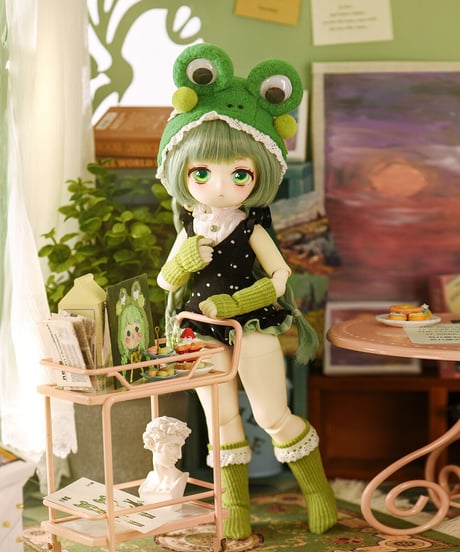 【人気商品】TinyFox 新生造物 小青呱（カエル） フルセット 1/6スケールMJDドール※新ボディ採用※特典付き※送料無料※注文後一ヶ月以内発送※