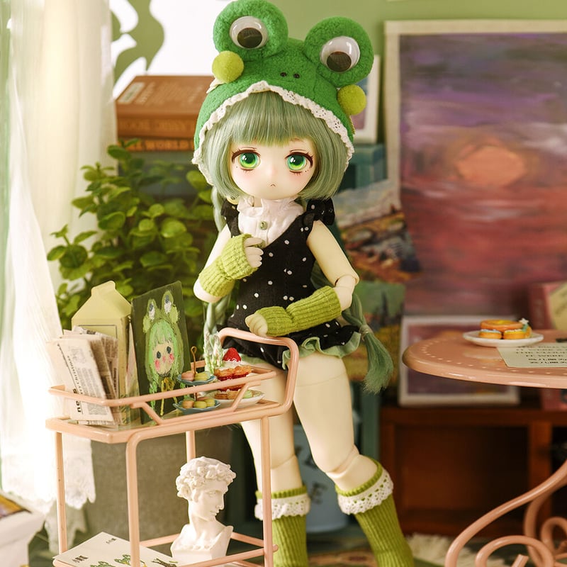人気商品】TinyFox 新生造物 小青呱（カエル） フルセット 1/6スケール 