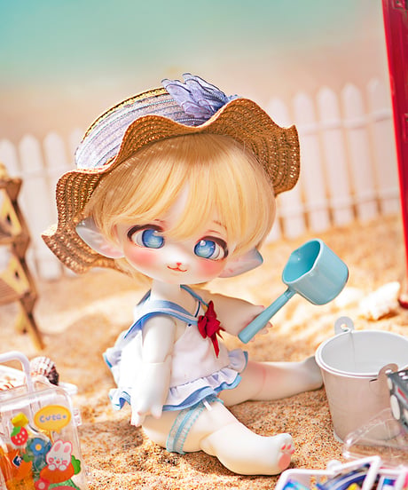 【人気商品再販】TinyFox Tinyhuxシリーズ 熱海の旅 狐狐神 1/6スケールBJDドールカスタマイズセット※ノーメイク※注文後一ヶ月以内発送予定※送料無料※