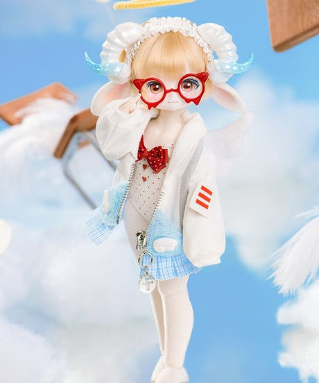 【即納在庫】TinyFox 悪魔と天使の子羊 アスモティ 1/6スケールMJDドール フルセット※注文後一週間以内発送予定※送料無料※