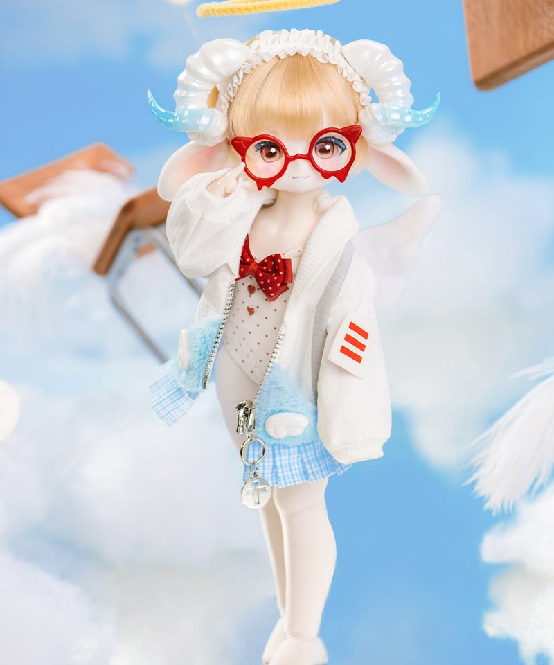 即納在庫】TinyFox 悪魔と天使の子羊 アスモティ 1/6スケールMJDドール