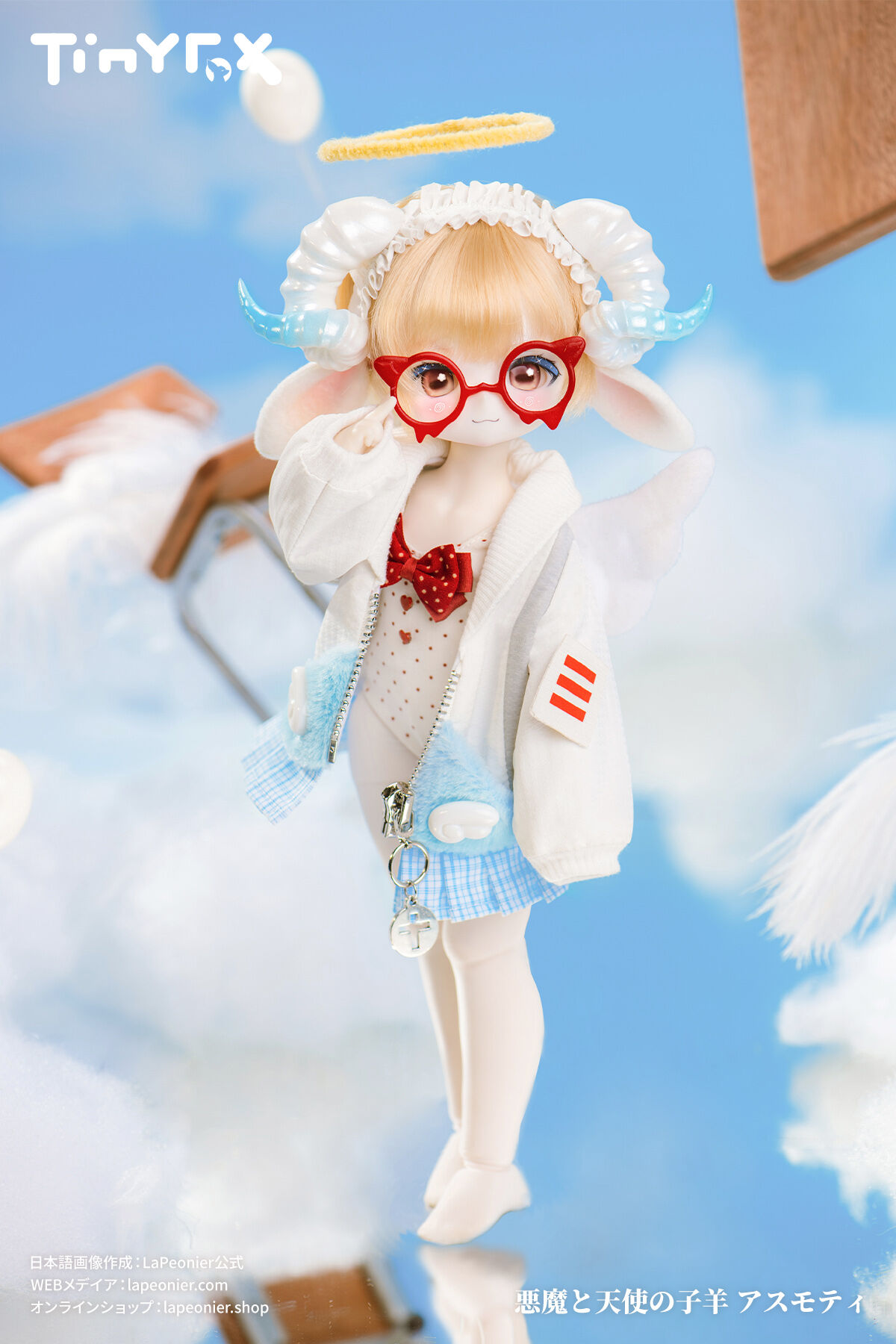 即納在庫】TinyFox 悪魔と天使の子羊 アスモティ 1/6スケールMJDドール