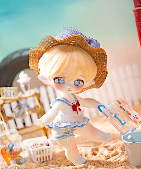 【人気商品再販】TinyFox Tinyhuxシリーズ 熱海の旅 狐狐神 1/6スケールBJDドールカスタマイズセット※ノーメイク※注文後一ヶ月以内発送予定※送料無料※