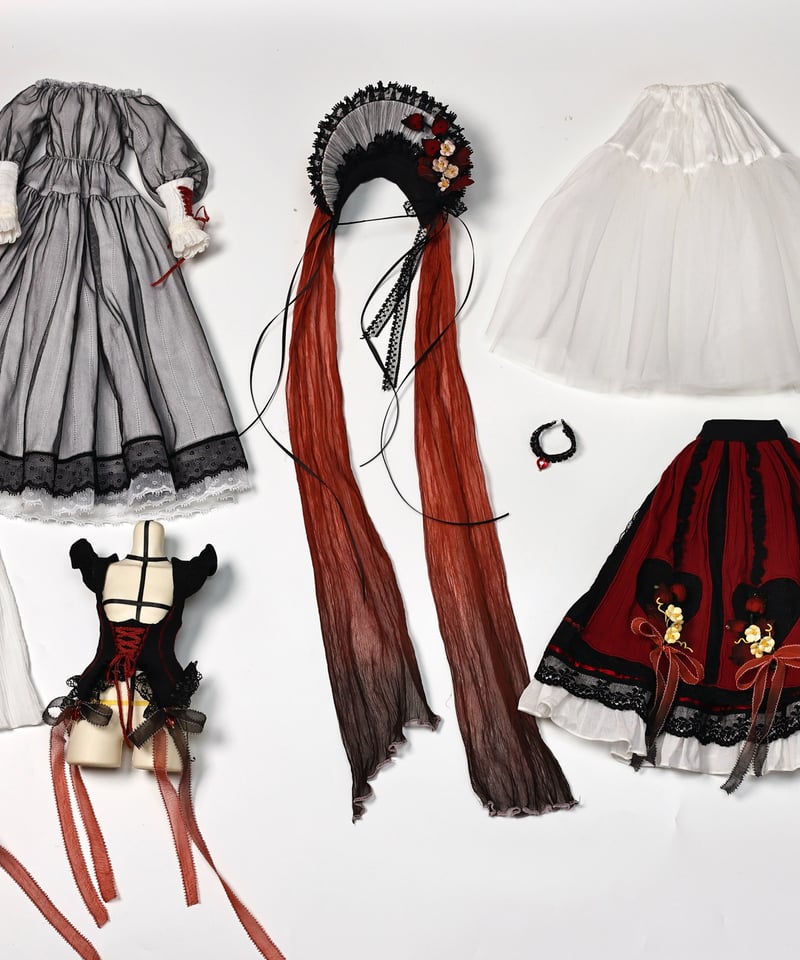 文青】1/4ドール用 クラシカルロリータ ドレスフルセット ※2026年8月