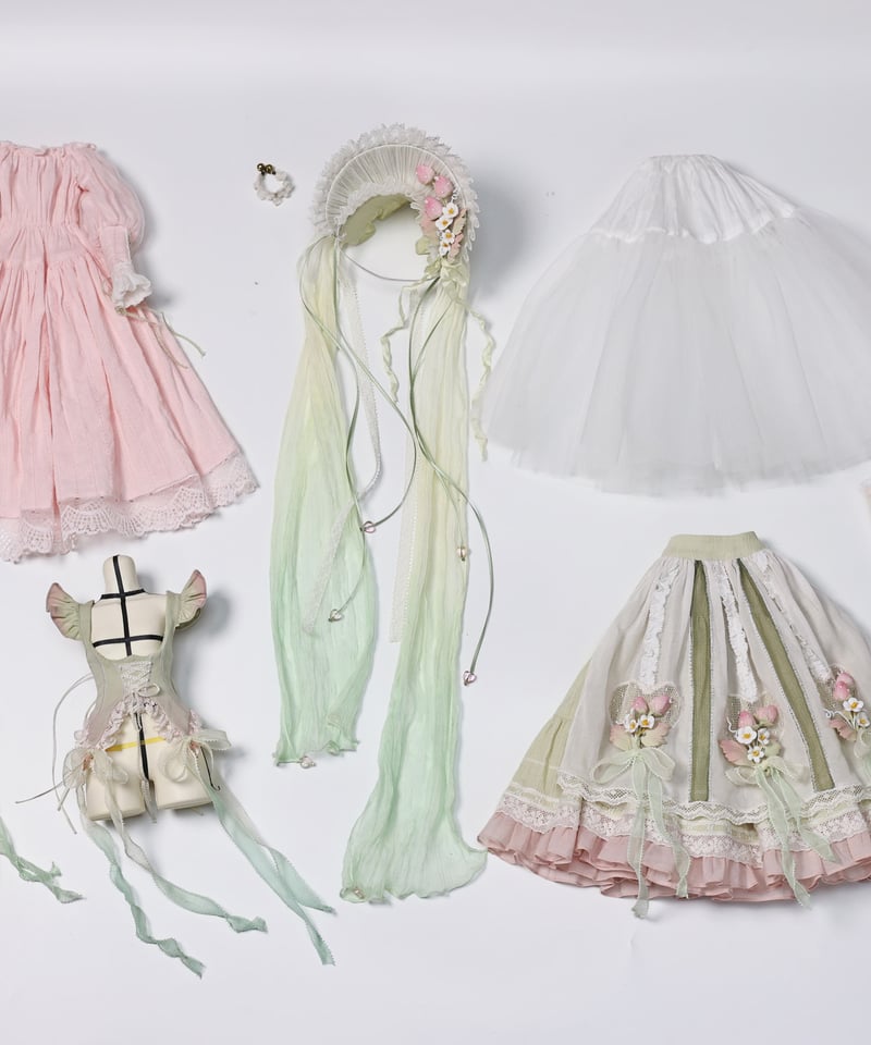 文青】1/4ドール用 クラシカルロリータ ドレスフルセット ※2026年8月