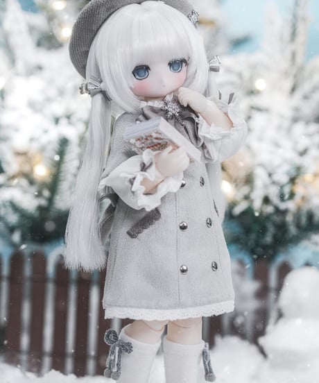 【新作予約・受注生産】TinyFox【Snowdoll・Flurry】雪の子 フラーリィ  1/6スケールMJDドール フルセット ※新ボディ採用※限定特典付※送料無料※2025年9月以後発送予定※