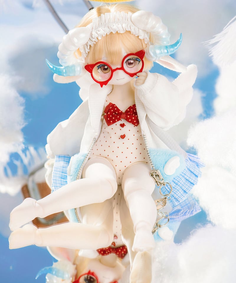 即納在庫】TinyFox 悪魔と天使の子羊 アスモティ 1/6スケールMJDドール