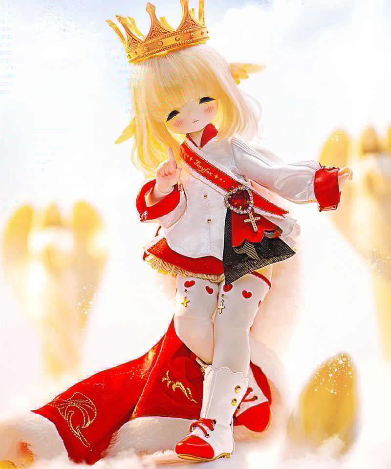 IDOLLwest42】TinyFox 狐狐神 王の戴冠式ver. 1/6スケールMJDドー
