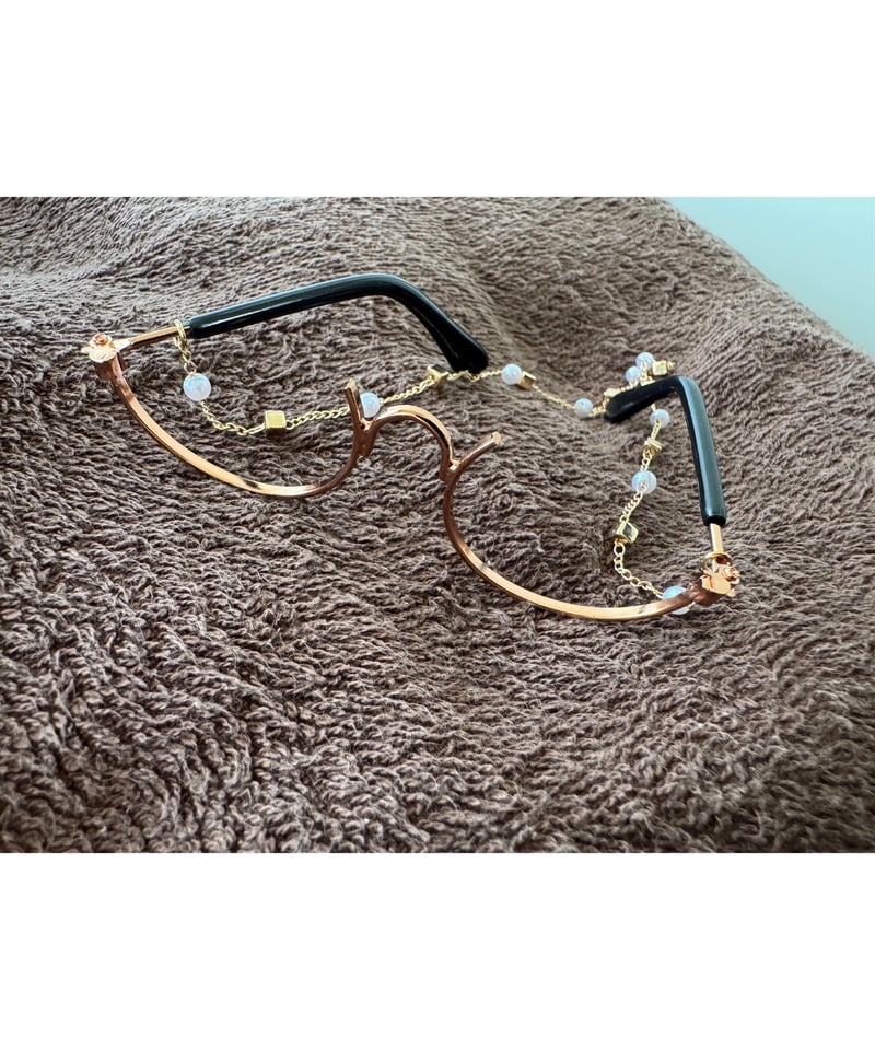 ぬいぐるみ・1/3スケールドール用めがね gold/black：お届け目安2週間