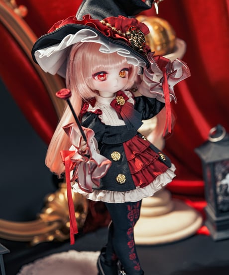 【限定10体】【ハロウィンスペシャル】TinyFox「鴉羽紅薔」フローラ クリムゾン・クローソーン 1/6スケールMJDドールフルセット※限定特典付※送料無料※2026年3月以後発送予定※