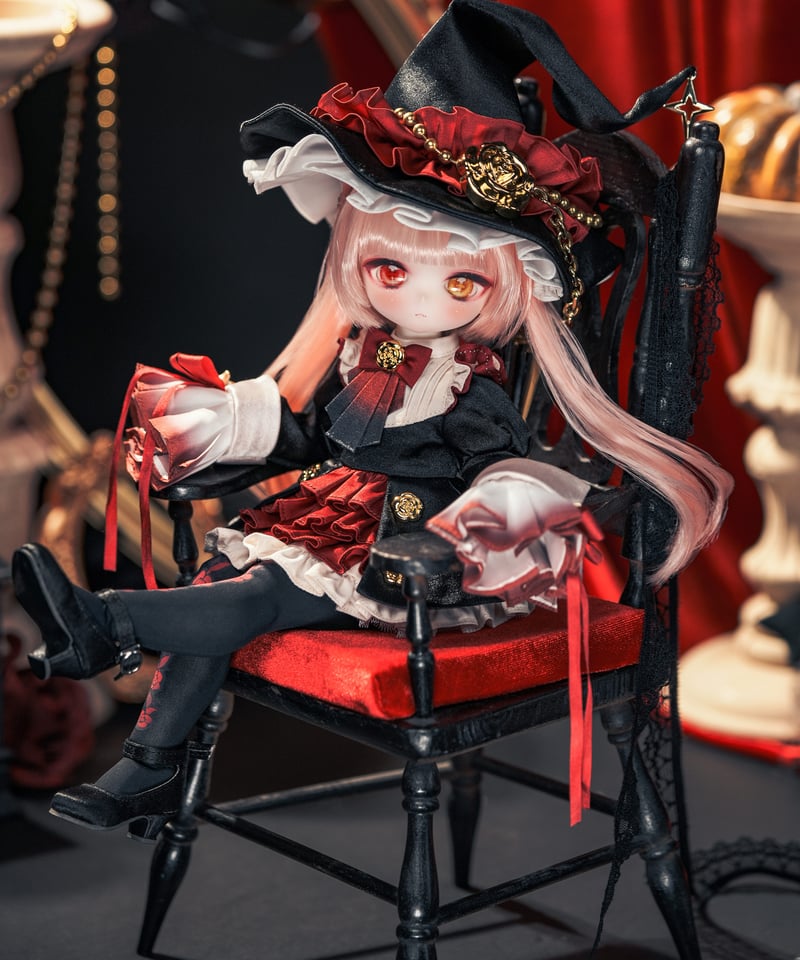 限定10体】【ハロウィンスペシャル】TinyFox「鴉羽紅薔」フローラ