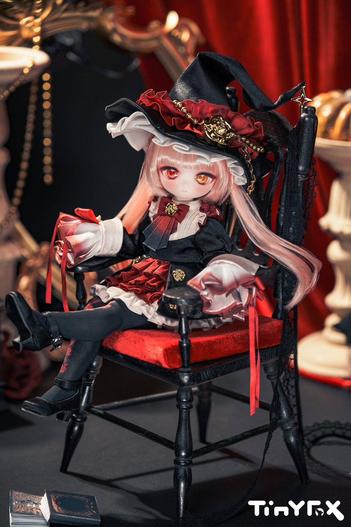 限定10体】【ハロウィンスペシャル】TinyFox「鴉羽紅薔」フローラ