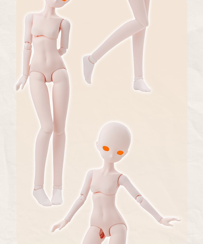 TinyFoxボディ 予約】【数量限定】TinyFox 新1/4スケール MJDドール素体 ボディ