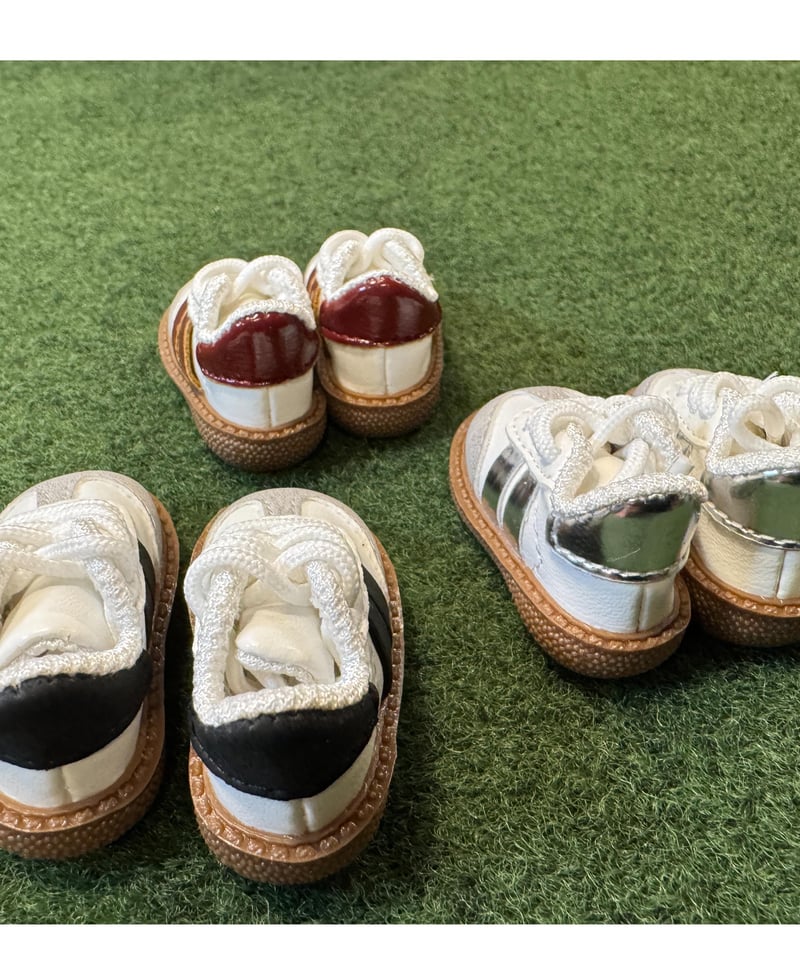 1/6スケールドール用シューズ スニーカータイプ WS/WR/WB：お