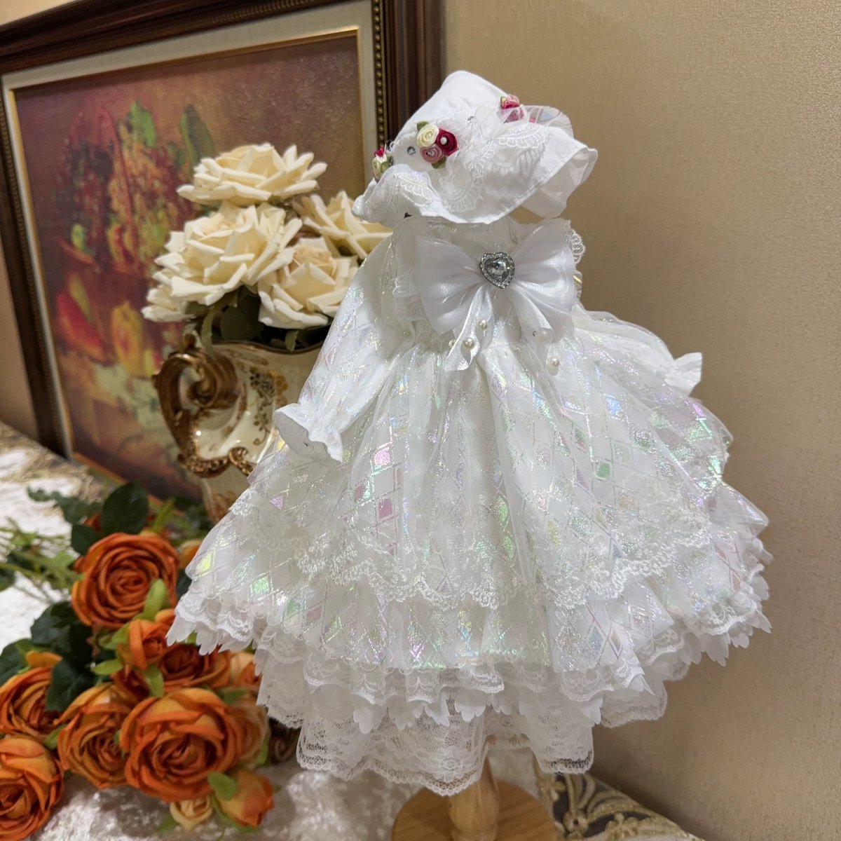 さらママ　ハンドメイド服　ミニチュアドールサイズドレス さらママ ハンドメイド服 ミニチュアドールサイズドレス 楽天