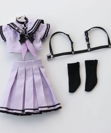 【正規代理】【受注生産】MINASKA04 乙骨十字 BJD ドール服 洋服 30cm 1/6ボデイ 40cm 1/4ボデイ対応 紫色・黒色 お届け目安：60日
