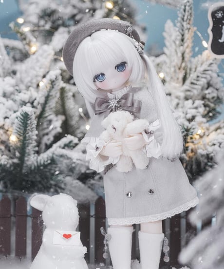 【新作予約・受注生産】TinyFox【Snowdoll・Flurry】雪の子 フラーリィ  1/6スケールMJDドール フルセット ※新ボディ採用※限定特典付※送料無料※2025年9月以後発送予定※