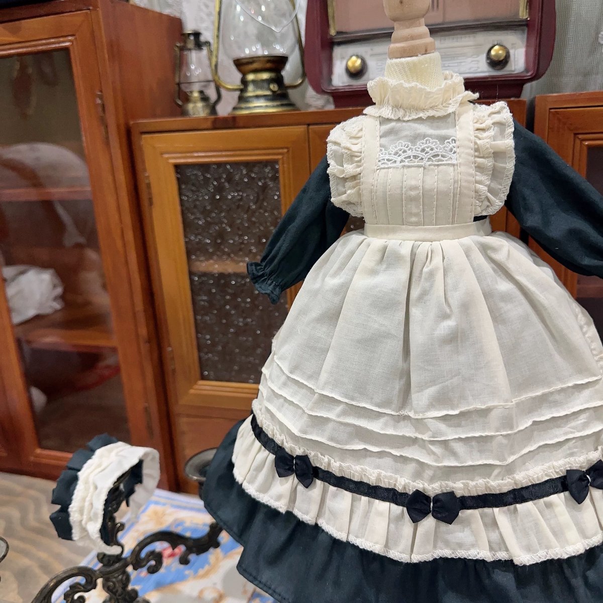 さらママ　ハンドメイド服　ミニチュアドールサイズドレス さらママ ハンドメイド服 ミニチュアドールサイズドレス さら