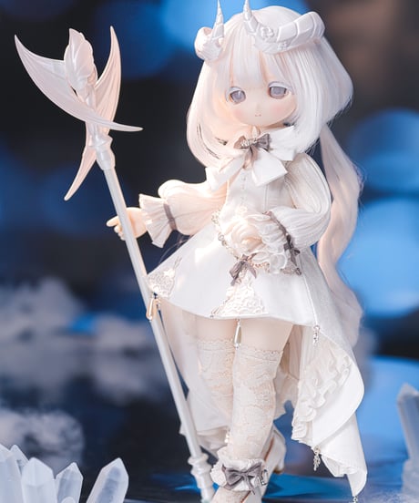【新作予約・受注生産】TinyFox 白き龍・フレーデ「Freyde」 1/6スケールMJDドール フルセット※C-22ヘッド※送料無料※2026年8月以後発送予定