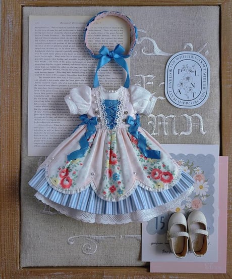 【即納】　『恭喜ハンドメイド』製 1/6サイズドール用洋服アウトフィット フラワーズプリンセス TinyFox・yosd・アゾン 等対応