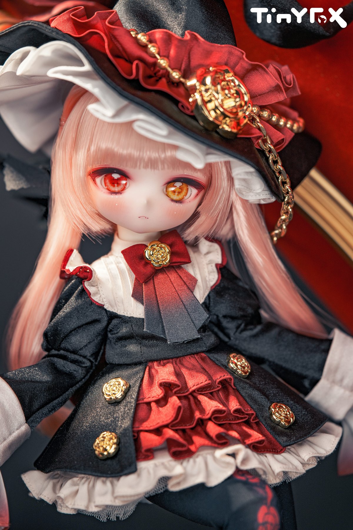 限定10体】【ハロウィンスペシャル】TinyFox「鴉羽紅薔」フローラ