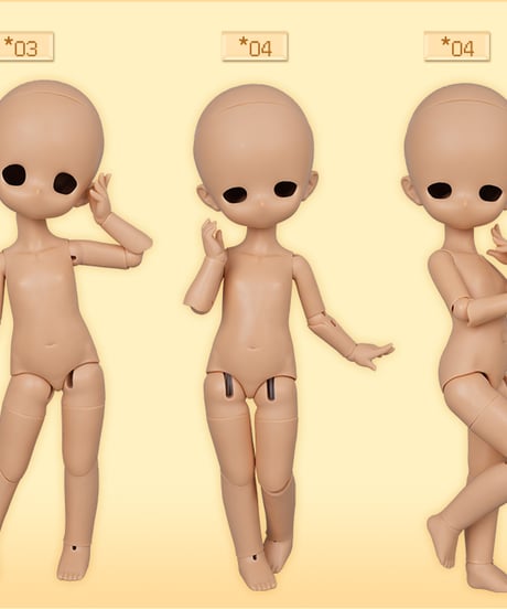 【早割】【新作予約】DolleyDoll 1/6スケールドール素体 ボデイ18cm かぼちゃ体 ※2026年3月発送予定※素体のみ