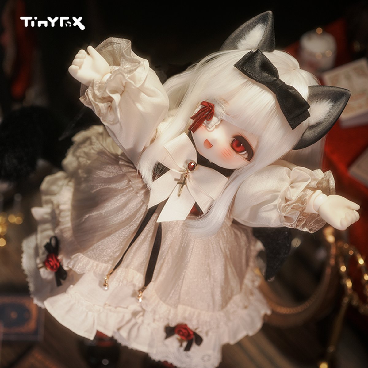 【TATIANA】SIMPLE LADYBUG RING★送料無料★2色 新作予約・受注生産】TinyFox【Twilight·Kitty】夕暮れ子猫