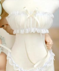 【即納】【数量限定】1/6サイズTinyFox天使体サイズ特注品！ シルク下着セット白・ピンク二色 1/6サイズドール用服 ピッタリ着せます！【送料無料】