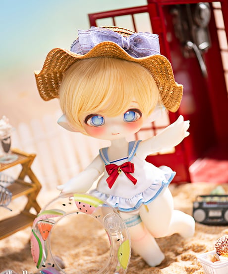 【人気商品再販】TinyFox Tinyhuxシリーズ 熱海の旅 狐狐神 1/6スケールBJDドールカスタマイズセット※ノーメイク※注文後一ヶ月以内発送予定※送料無料※
