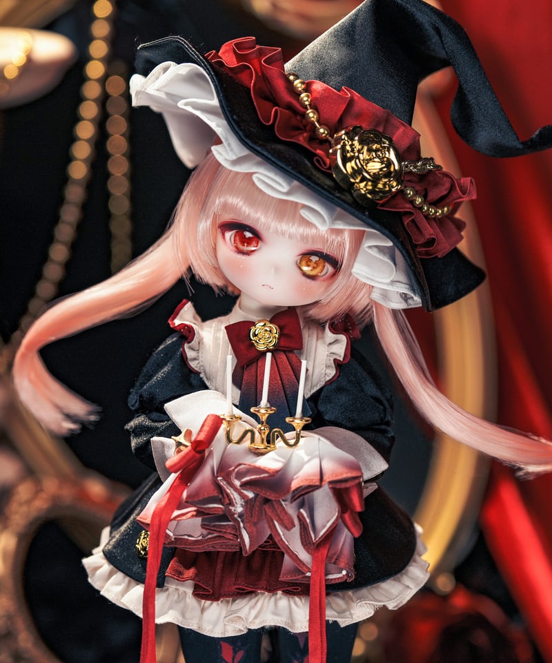 限定10体】【ハロウィンスペシャル】TinyFox「鴉羽紅薔」フローラ