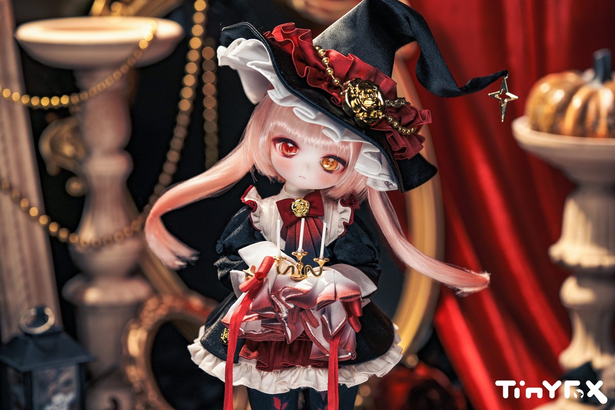 限定10体】【ハロウィンスペシャル】TinyFox「鴉羽紅薔」フローラ