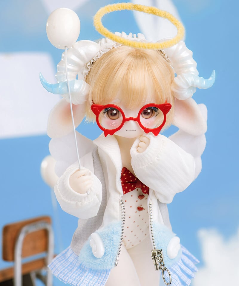 即納在庫】TinyFox 悪魔と天使の子羊 アスモティ 1/6スケールMJDドール