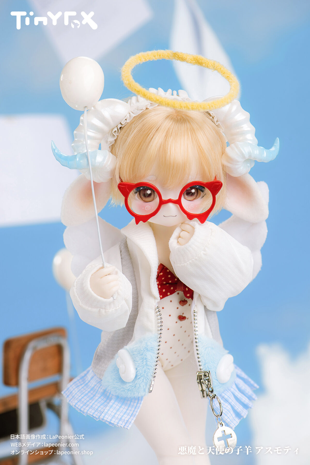 即納在庫】TinyFox 悪魔と天使の子羊 アスモティ 1/6スケールMJD 即納在庫】TinyFox 悪魔と天使の子羊 アスモティ 1/6スケールMJD