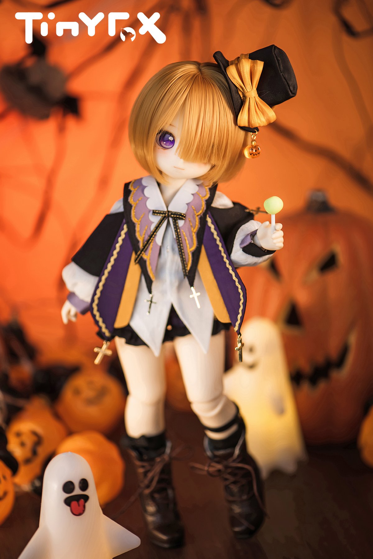 リサとガスパール ソフビドール マジックショー 未使用品 公式在庫】TinyFox カボチャ魔法使い リリス 1/6スケールMJDドール