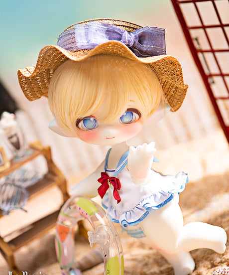 【人気商品再販】TinyFox Tinyhuxシリーズ 熱海の旅 狐狐神 1/6スケールBJDドールカスタマイズセット※ノーメイク※注文後一ヶ月以内発送予定※送料無料※
