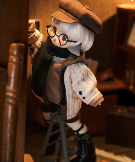 【新作予約・受注生産】TinyFox　図書館司書｛メル｝1/6スケールMJDドール フルセット※HS-04ヘッド羊耳付き※限定特典付※送料無料※2026年7月以後発送予定※
