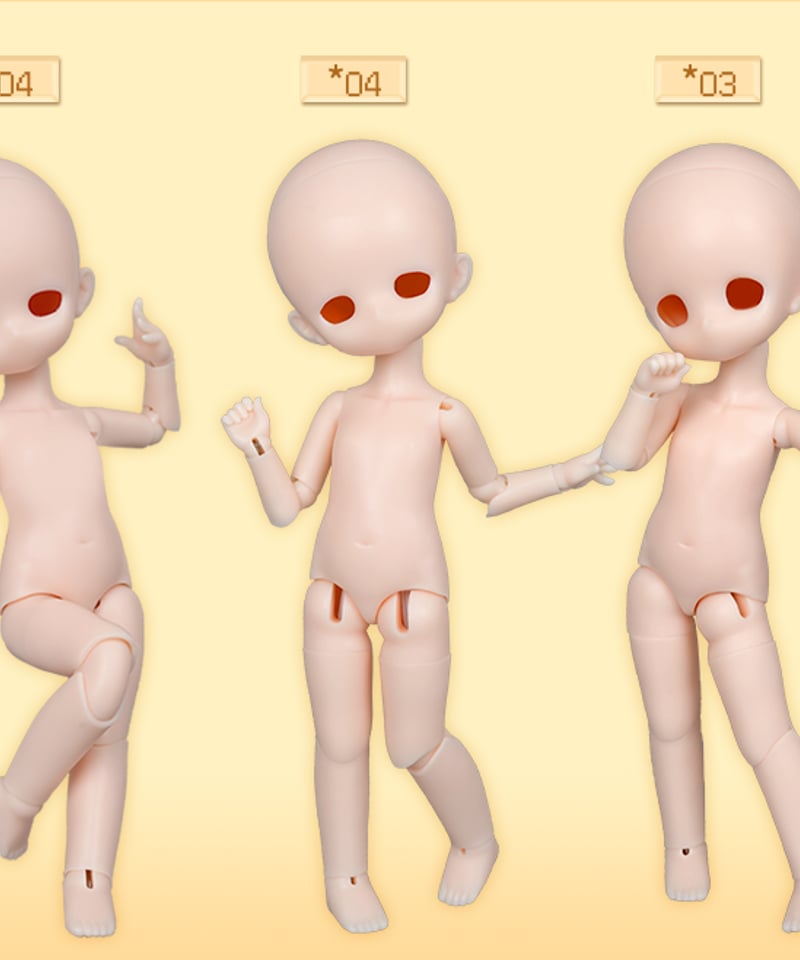 早割】【新作予約】DolleyDoll 1/6スケールドール素体 ボデイ18cm +